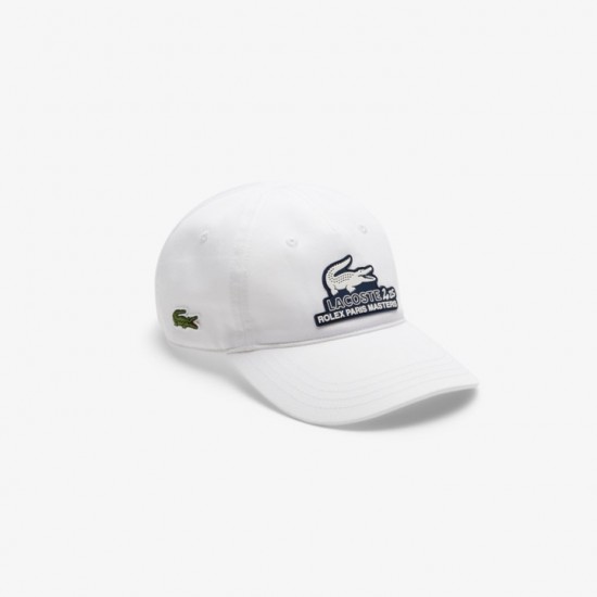 BONÉ LACOSTE ROLEX PARIS MASTERS - BRANCO